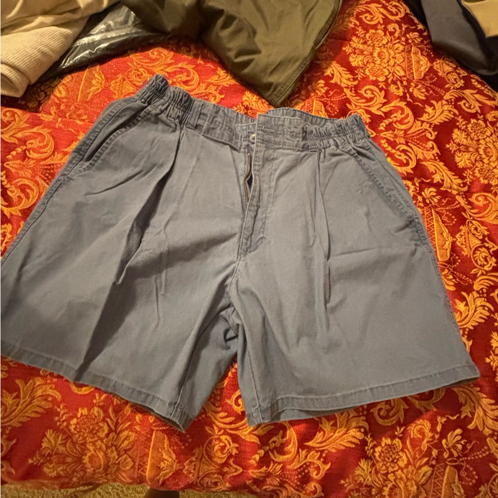 Men's Casual Cargo Shorts - Blue